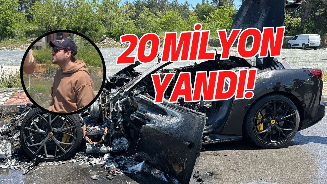  Eyüpsultan'da alev alev yanarak küle dönen 20 milyon lira değerindeki