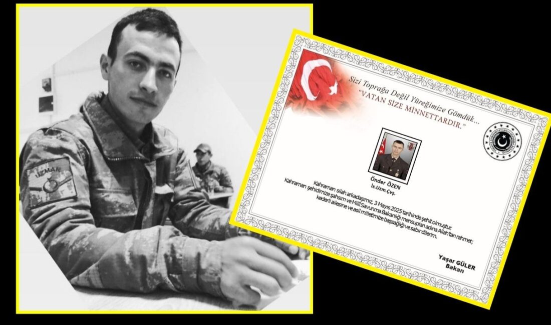 Afyonkarahisar’lı Hemşehrimiz şehit oldu! Irak’ın kuzeyinde sürdürülen operasyon sırasında meydana gelen patlamada, Afyonkarahisar Sinanpaşa
