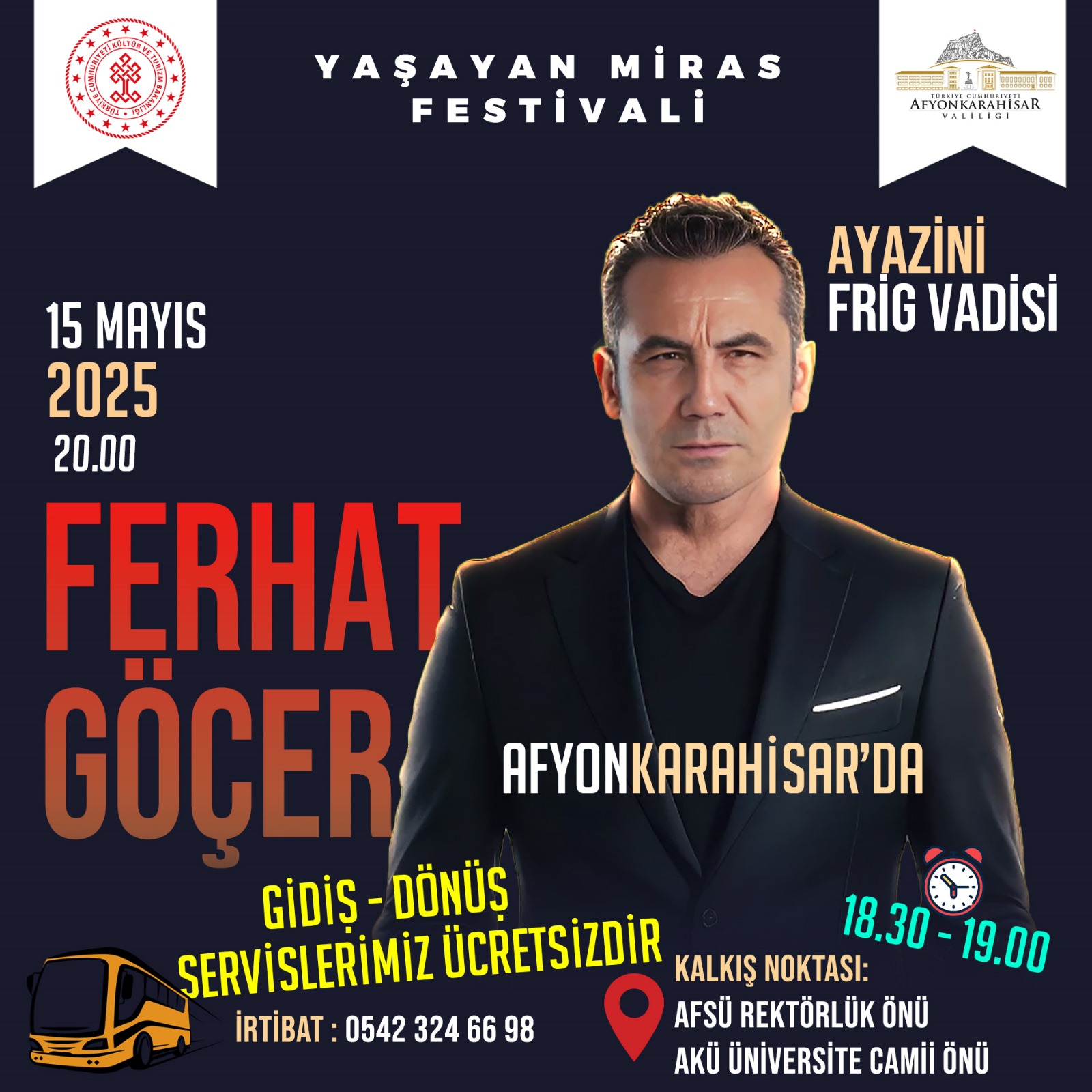 Kültür ve Turizm Bakanlığı ile Afyonkarahisar Valiliği iş birliğinde düzenlenen