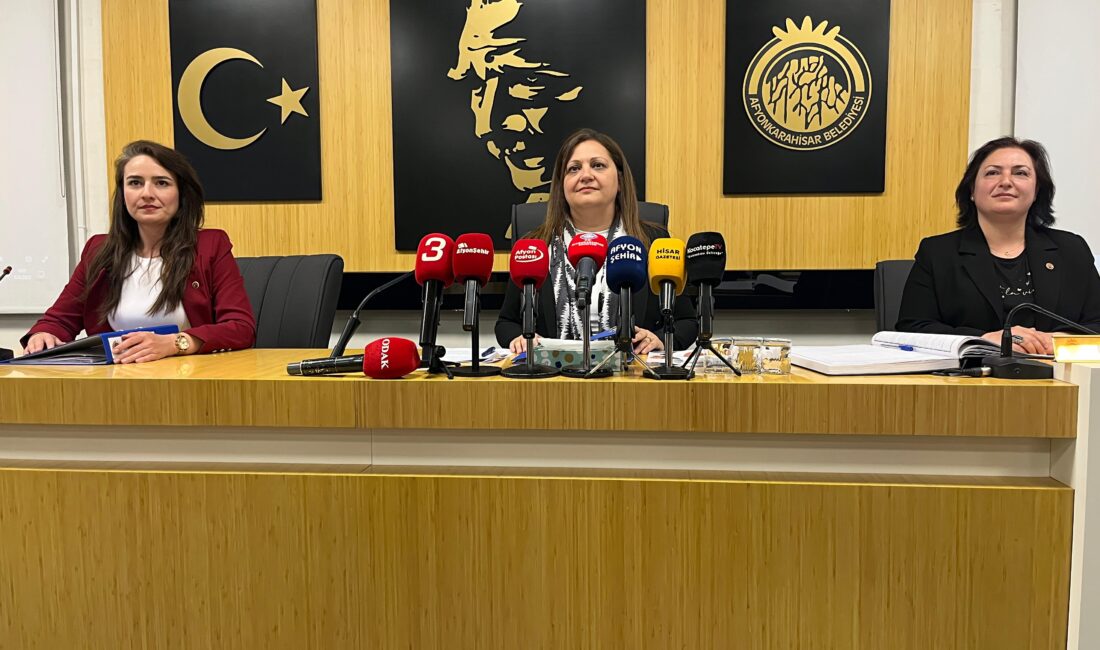 Afyonkarahisar Belediyesi’nin Mayıs ayı olağan meclis toplantısı, Belediye Başkanı Burcu