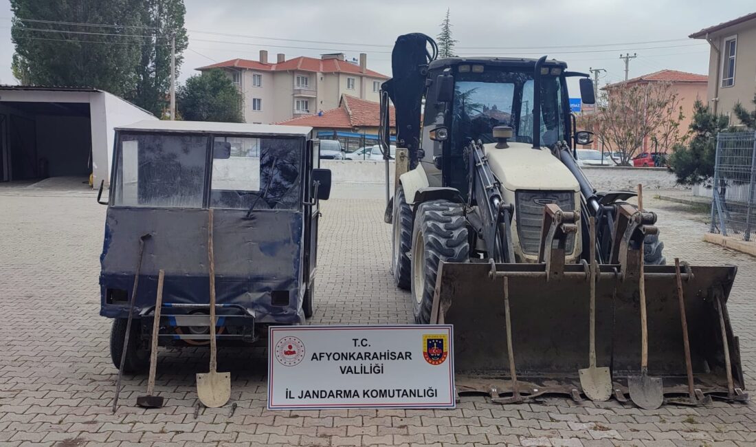 Afyonkarahisar’ın Şuhut ilçesine bağlı Paşacık Köyü'nde izinsiz kazı yapıldığı yönünde