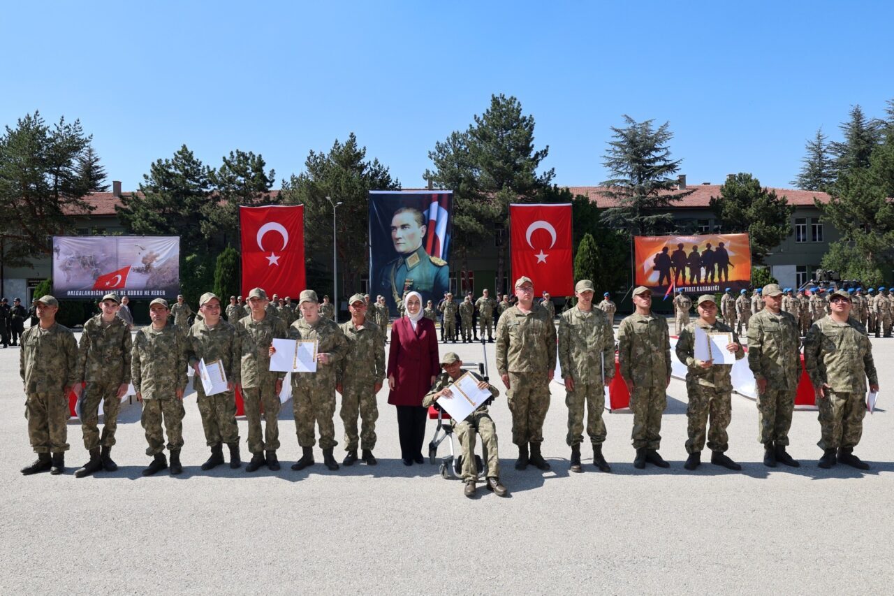 AFYONKARAHİSAR (AA) – Afyonkarahisar'da 24 engelli genç, "Temsili Askerlik Uygulaması"