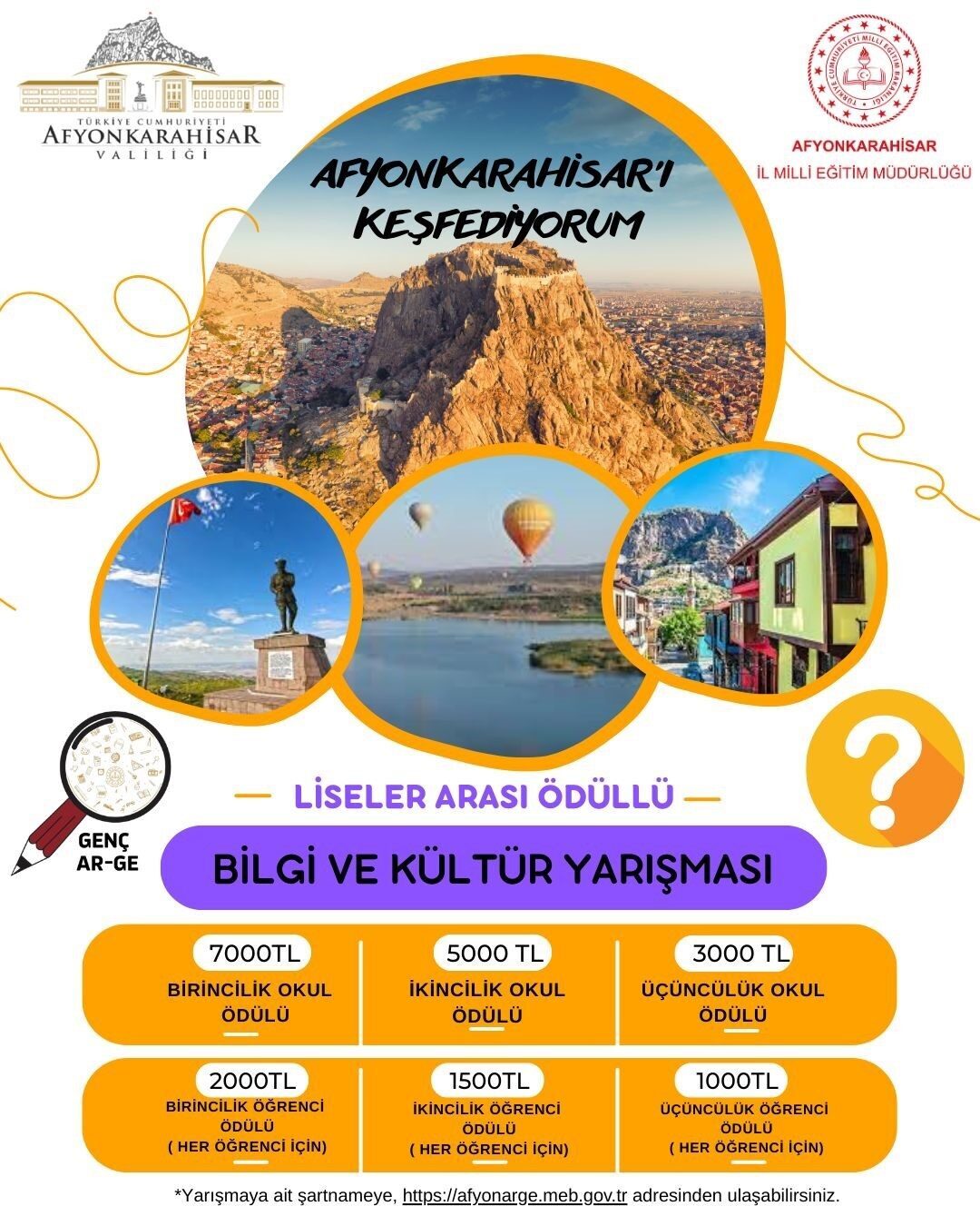 Afyonkarahisar İl Millî Eğitim Müdürlüğü tarafından, Millî Eğitim Bakanlığının Türkiye
