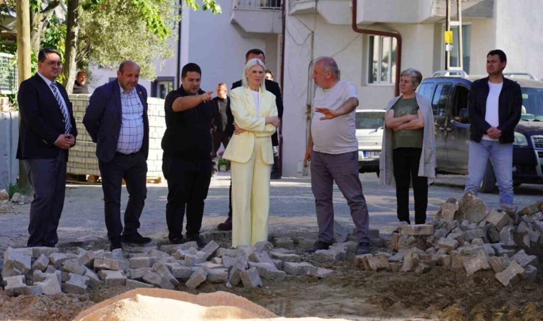 Bilecik Belediye Başkanı Melek Mızrak Subaşı, belediye tarafından Cumhuriyet Mahallesinde