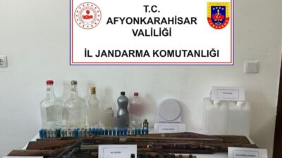 Afyonkarahisar İl Jandarma Komutanlığı ekipleri Başmakçı ilçesine bağlı Akkoyunlu köyünde