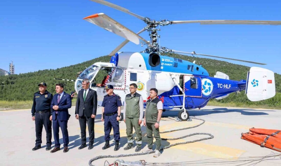 Bilecik Valisi Şefik Aygöl, Vezirhan beldesinde bulunan orman yangınlarına müdahale