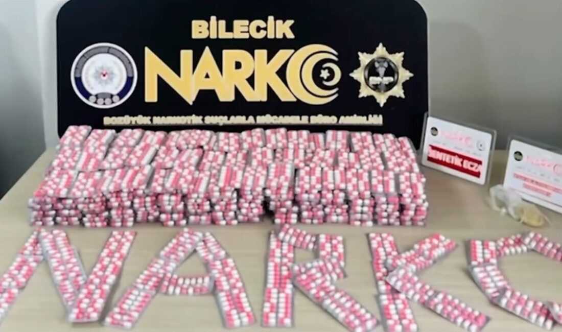 Bilecik’te polis tarafından takibe alınan bir araç içinde 7 bin