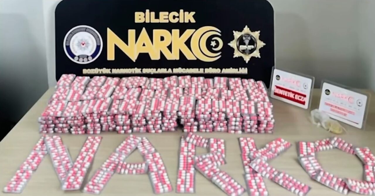 Bilecik’te polis tarafından takibe alınan bir araç içinde 7 bin