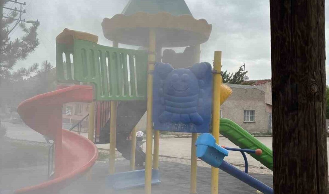 Çocukların Yaktığı Ateş Parkı Tehdit Etti: Vatandaşlar Söndürdü Eskişehir Yeşiltepe Mahallesi’nde bulunan oyun parkında kimliği belirsiz kişilerce yakılan