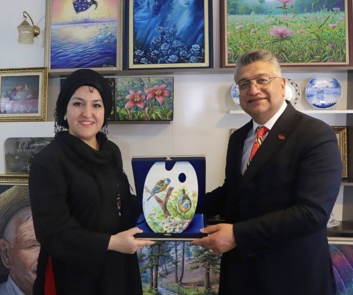 Dumlupınar Üniversitesi (DPÜ) Rektörü Prof. Dr. Süleyman Kızıltoprak, Tavşanlılı Ressam