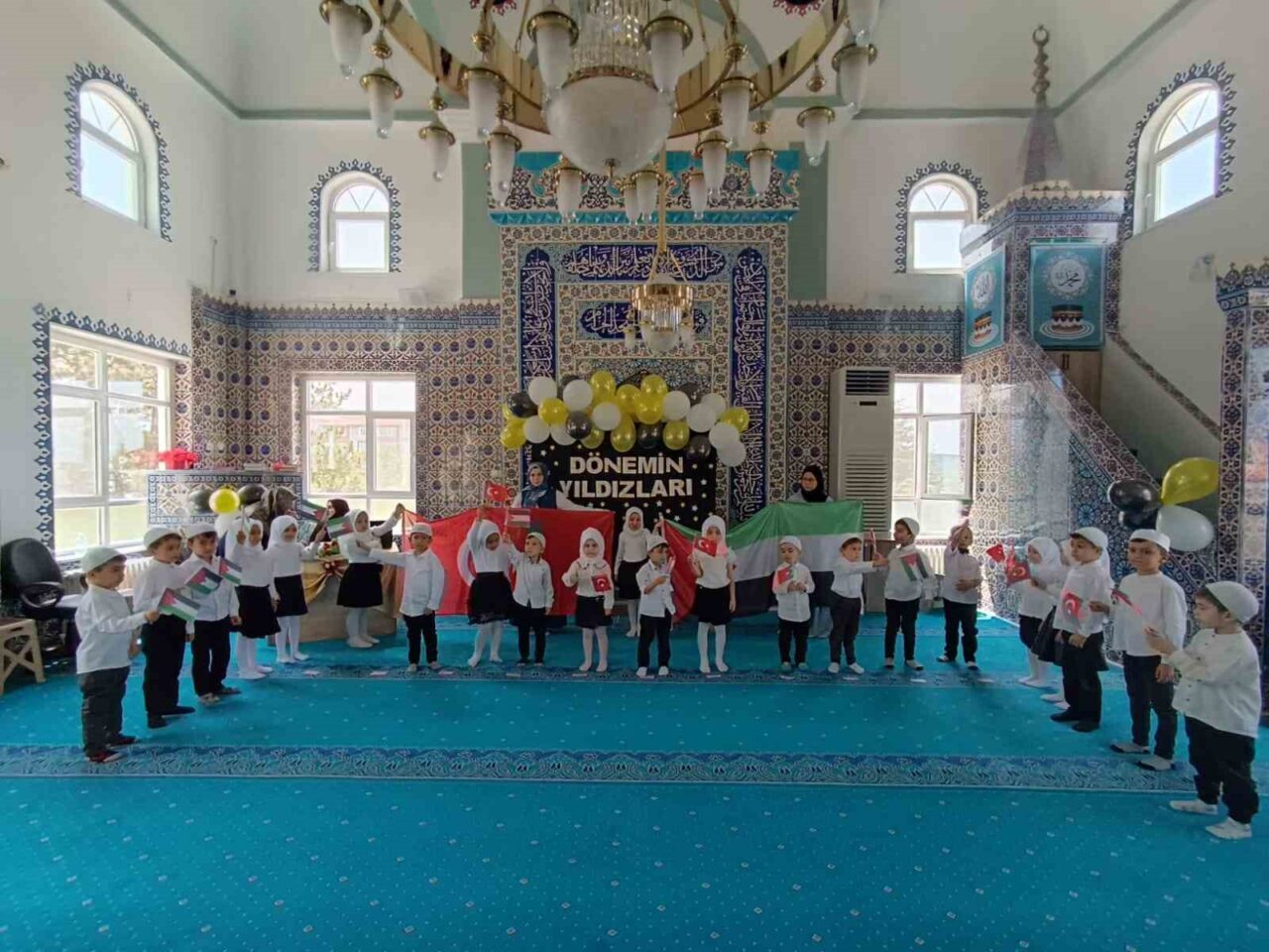 Emet İlçe Müftülüğüne bağlı Babukbey 4-6 Yaş Kuran Kursunda okuyan