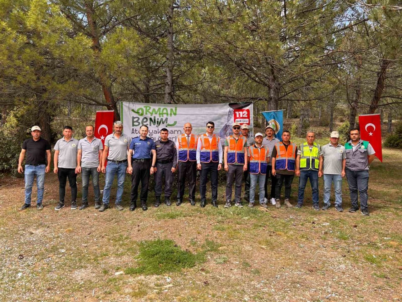 Kütahya’nın Hisarcık ilçesinde Orman İşletme Şefliğince orman yangınlarının önlenmesi ve