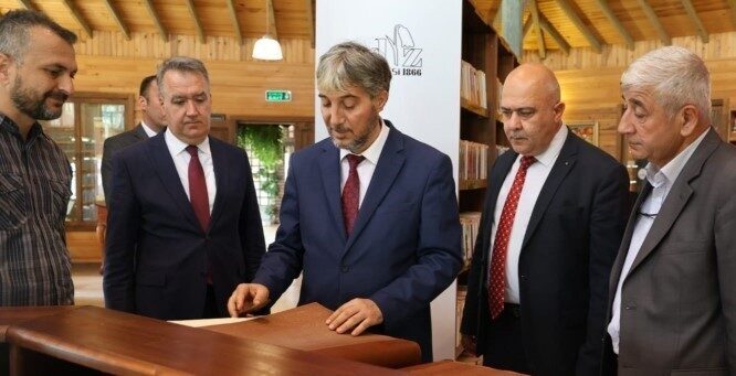 Kütahya İl Milli Eğitim Müdürü Mustafa Yılmaz, Gediz Belediye Başkanı