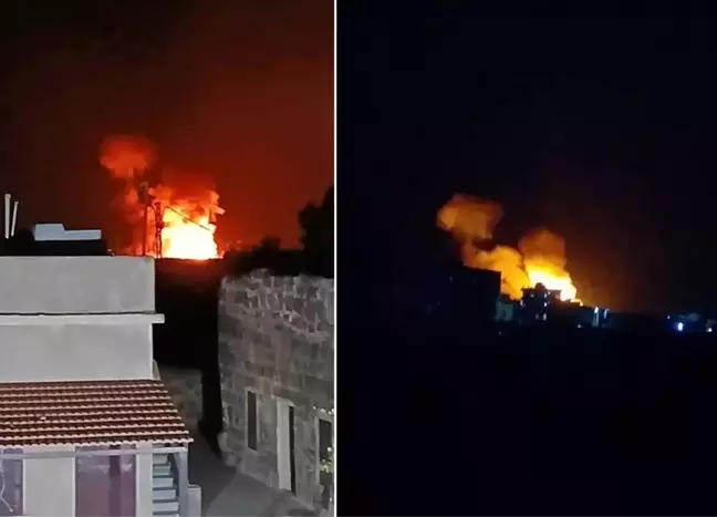 İsrail savaş uçaklarının Suriye’nin farklı bölgelerine dün gece 20’den fazla