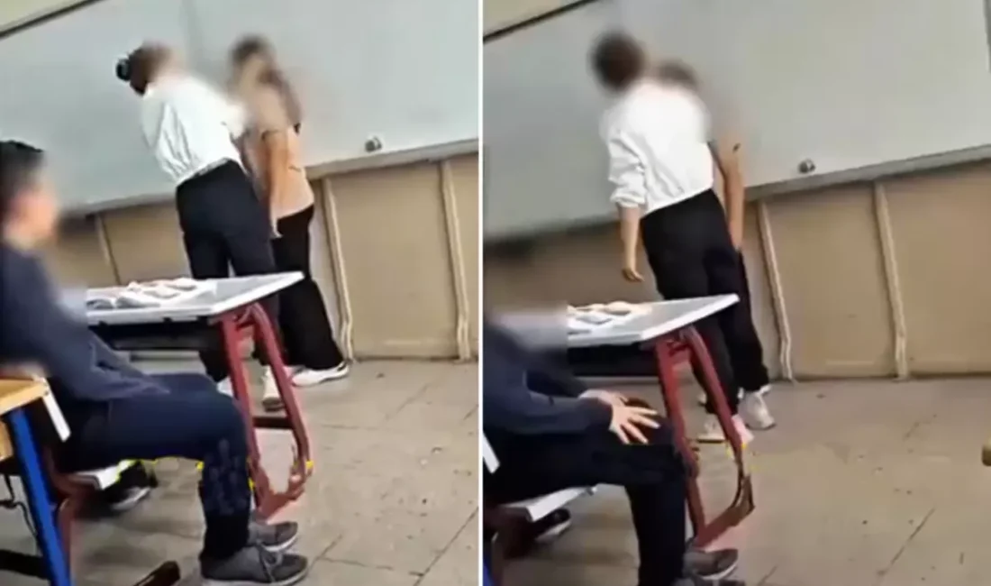 
İstanbul’un Pendik ilçesindeki bir ilkokulda kaydedilen görüntüler, eğitim camiasını ayağa