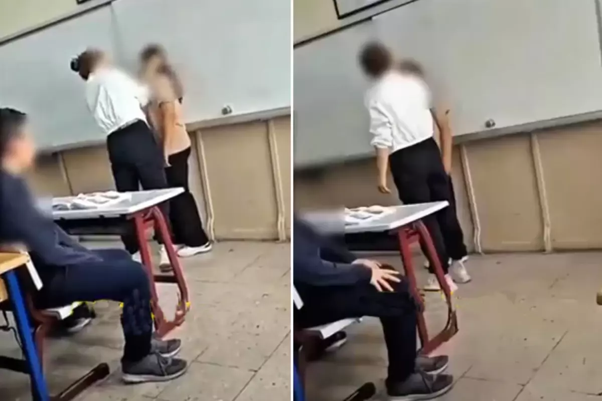 
İstanbul’un Pendik ilçesindeki bir ilkokulda kaydedilen görüntüler, eğitim camiasını ayağa