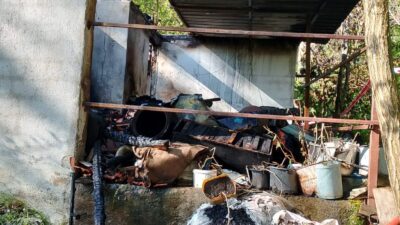  İzmir'in Tire ilçesinde müstakil evde çıkan yangında iki kardeşten biri