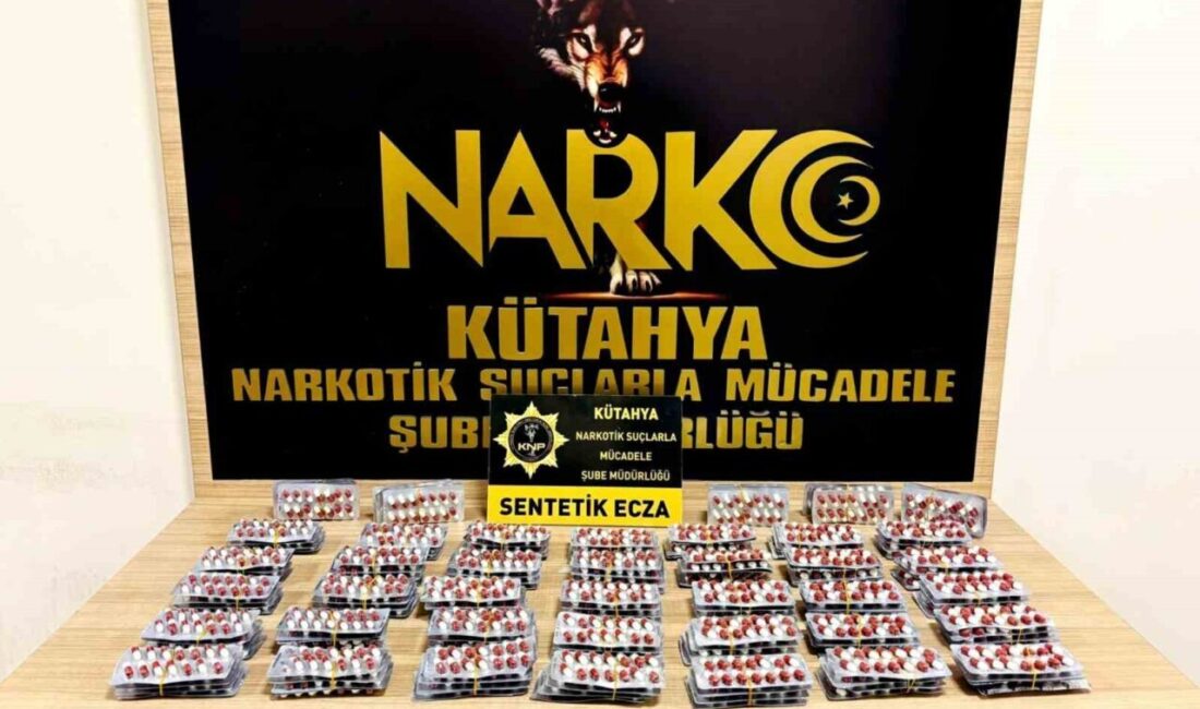 Kütahya’da uyuşturucu madde bulunan kargo paketinin sahibi tutuklandı.