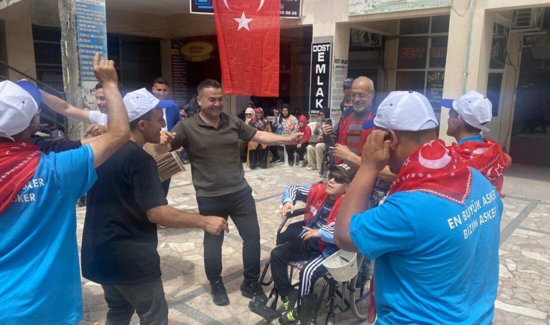 Manisa’nın Kırkağaç ilçesinde, Engelliler Haftası kapsamında temsili askerlik yapacak 8