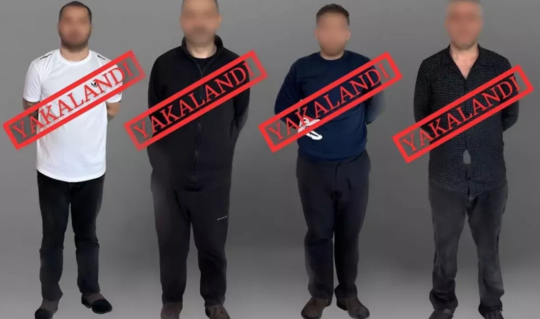 Kırmızı bültenle uluslararası seviyede aranan F.B., S.D., M.T. ve E.Ö.