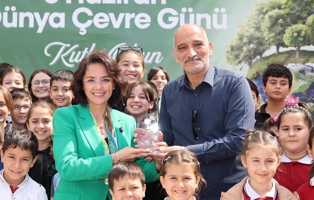 Muğla’nın Menteşe ilçesinde, Dünya Çevre Günü etkinlikleri kapsamında eski Muğla