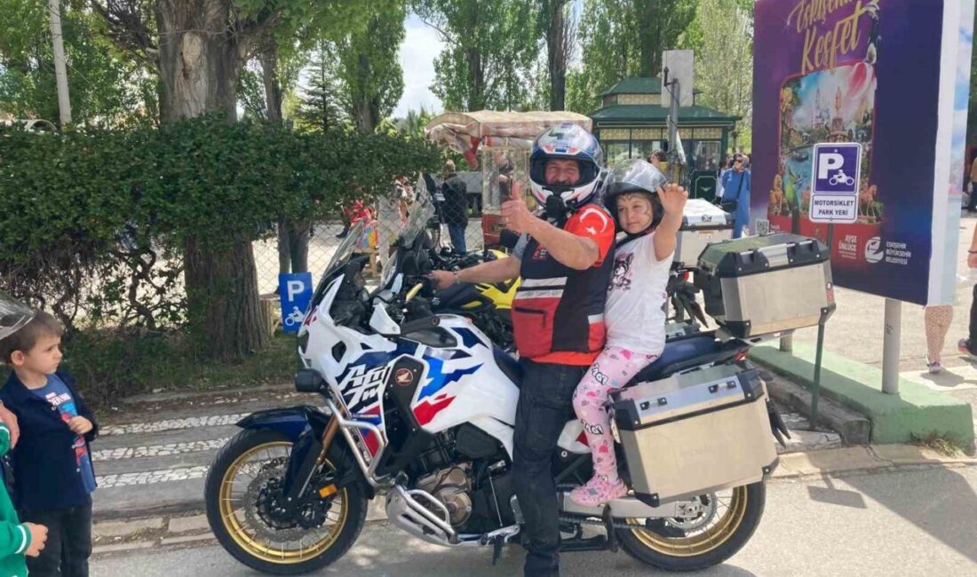 Eskişehir’de kanser tedavisi sonrası iyileşen çocuklar, motosiklet etkinliğinde keyifli anlar