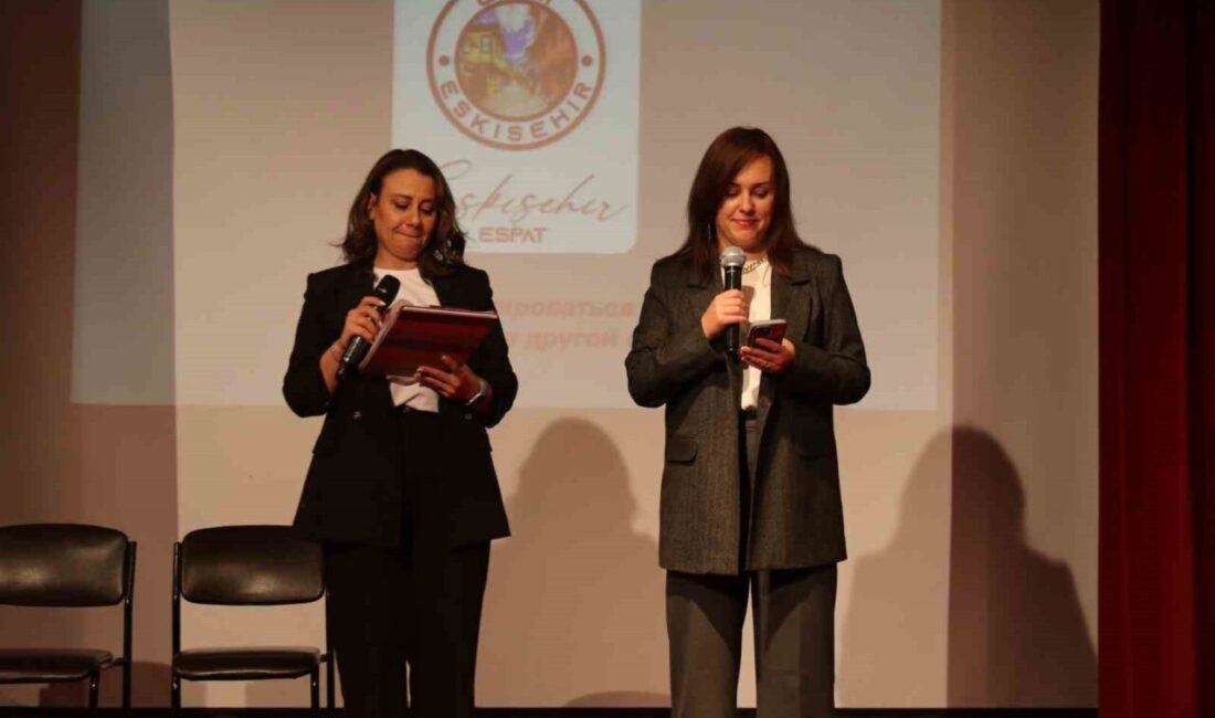 Rus ve Ukraynalı olan vatandaşlar tanışma etkinliğinde buluştu Eskişehir Taşbaşı Kültür Merkezi’nde, yabancı öğrencilerin uyum ve entegrasyonuna yönelik