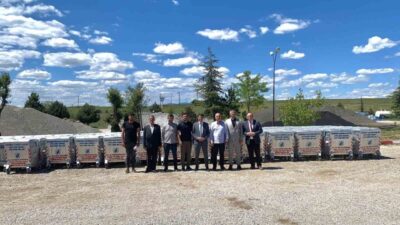 Afyonkarahisar’ın Sandıklı ilçesinde Köylere Hizmet Götürme Birliği tarafından temin edilen