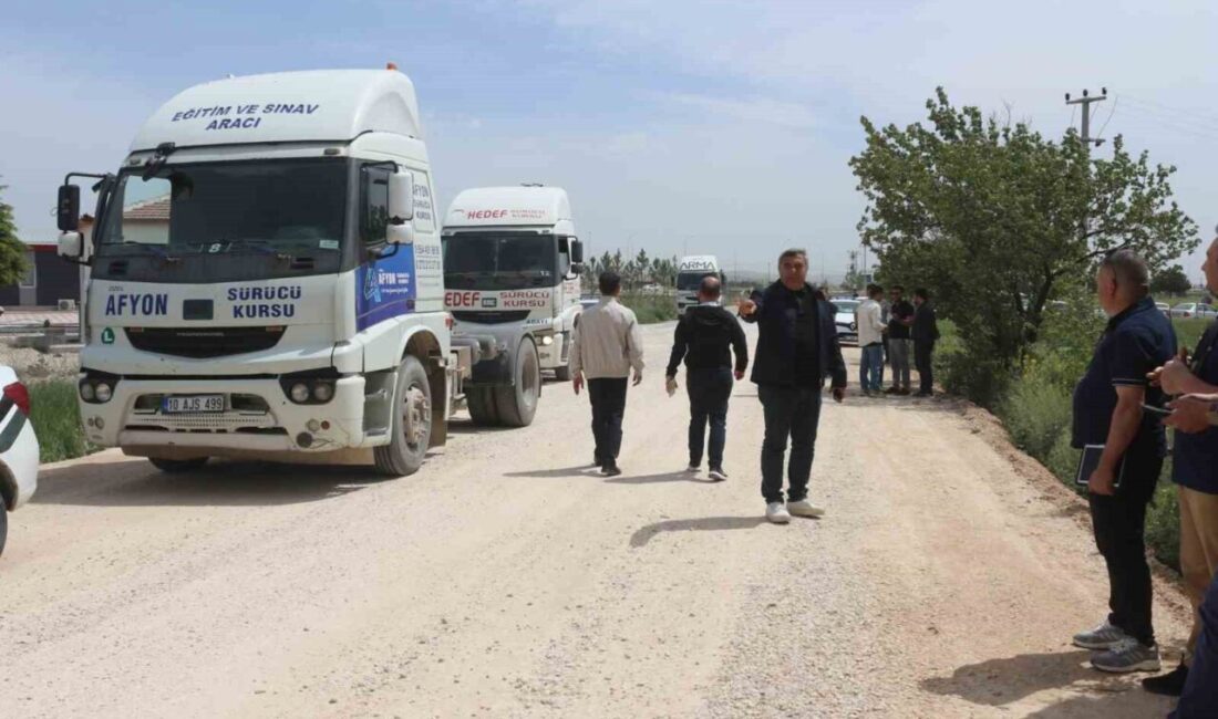 Sünnetci, sürücü kursları sınav alanlarını inceledi Afyonkarahisar İl Milli Eğitim Müdürü Miraç Sünnetci, Motorlu Taşıtlar Sürücü