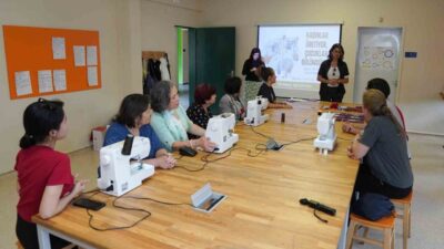 Tepebaşı Belediyesi tarafından hayata geçirilen "Kadınlar Üretiyor, Çocuklar Gülümsüyor" sloganıyla
