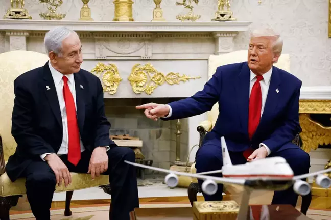 ABD Başkanı Donald Trump, İsrail Başbakanı Binyamin Netanyahu ile olan