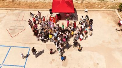 Denizli'nin Kale ilçesinde, üniversite öğrencisinin belediyenin desteğiyle hazırladığı proje, çocuklar