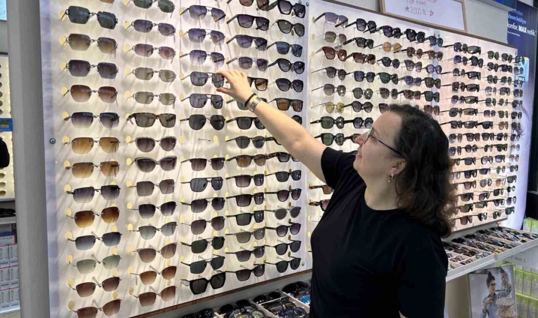 Eskişehir’de bir gözlük mağazasında optisyen olarak çalışan Çiğdem Salman, yaz