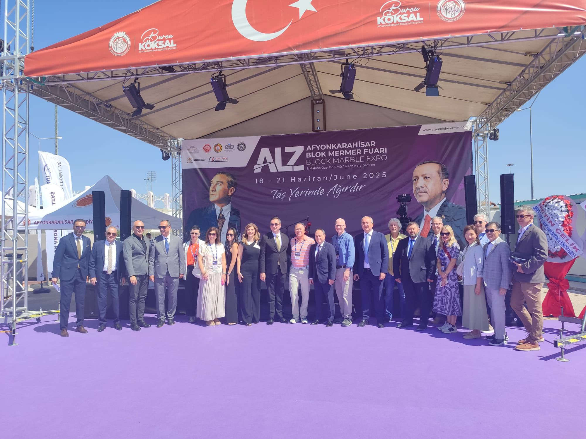 BLOK MERMERLER GÖRÜCÜYE ÇIKTI Afyonkarahisar’da bu yıl ilk kez düzenlenen