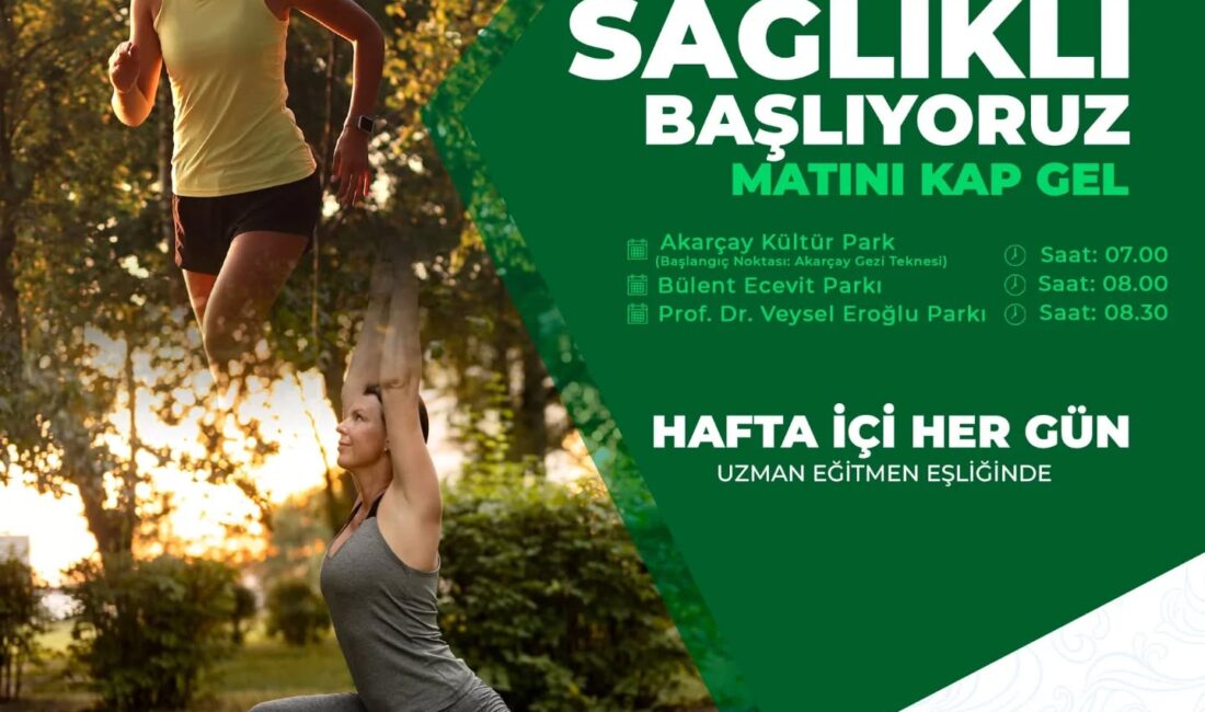 Afyonkarahisar Belediyesi, vatandaşların güne daha enerjik, sağlıklı ve dinamik başlaması