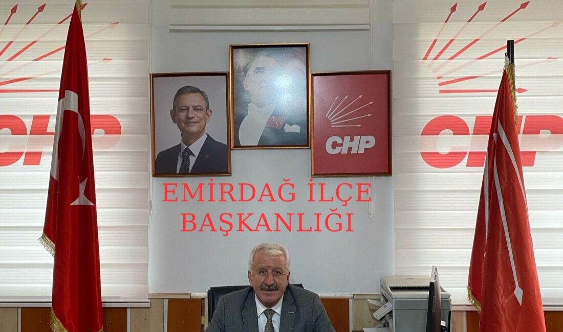 Cumhuriyet Halk Partisi Emirdağ İlçe Başkanı Erdal Kaya, Gazi Mustafa