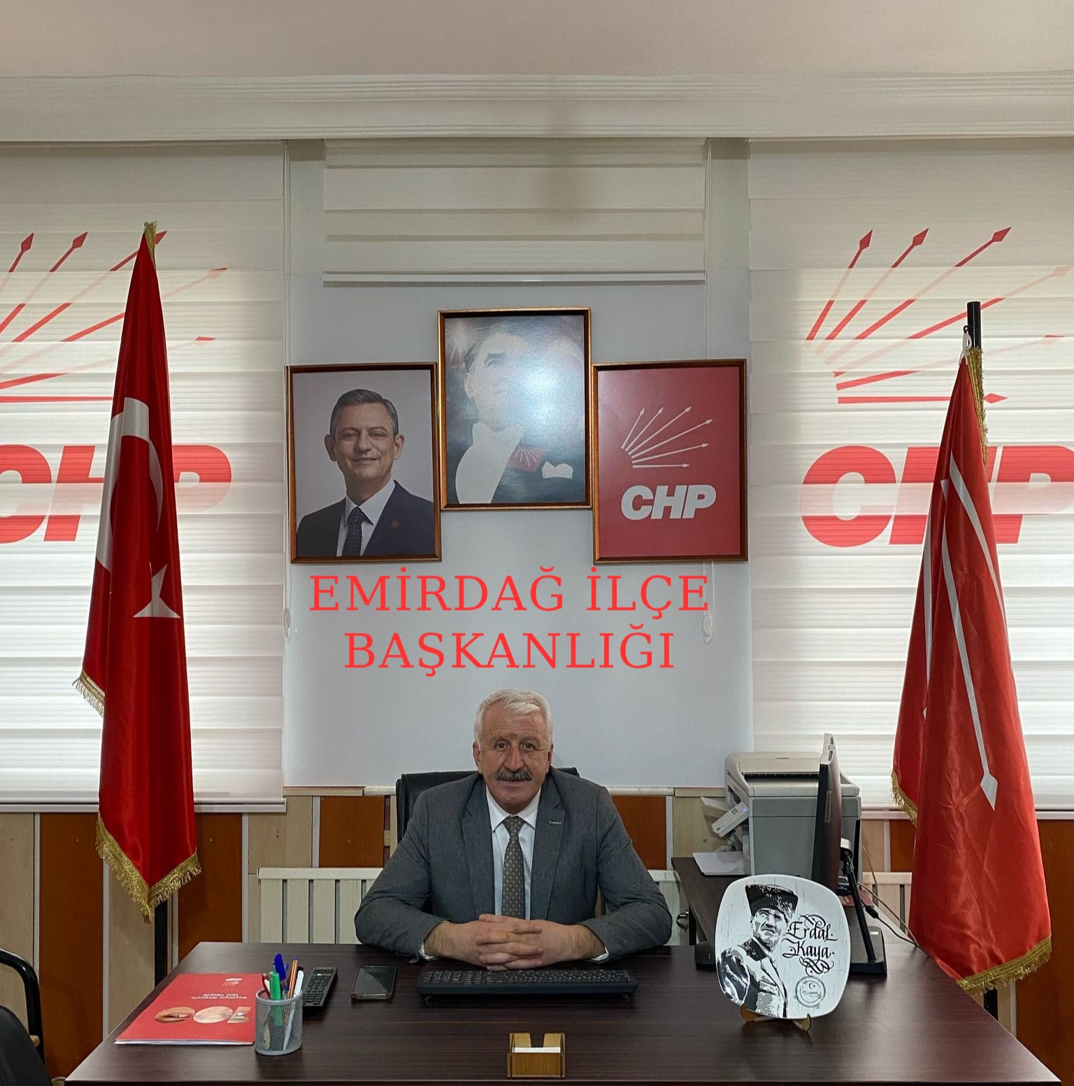 Cumhuriyet Halk Partisi Emirdağ İlçe Başkanı Erdal Kaya, Gazi Mustafa