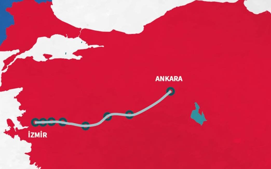 Türkiye'nin mega ulaşım projelerinden biri olan Ankara-İzmir Yüksek Hızlı Tren