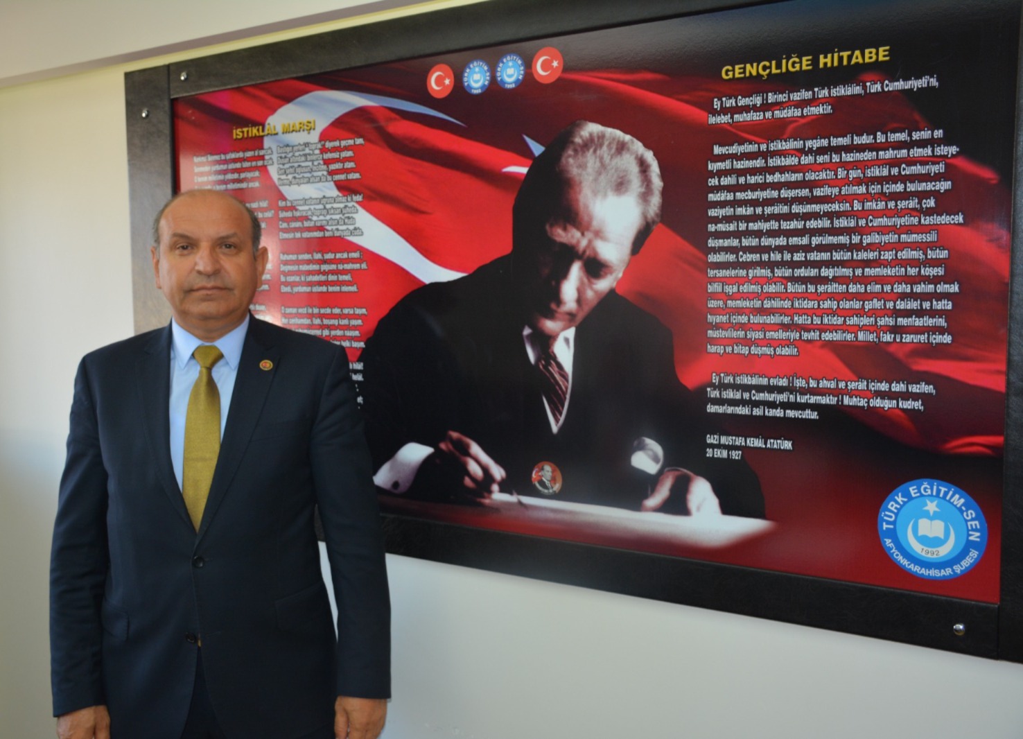 Afyonkarahisar Türk Eğitim Sen Şube Başkanı Muhtar Demirci “İlimizden çıkacak
