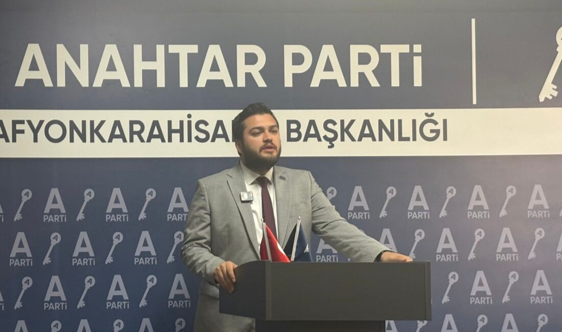 Anahtar Parti Afyonkarahisar İl Başkanı Emrah Mücahit Demiray, düzenlediği basın