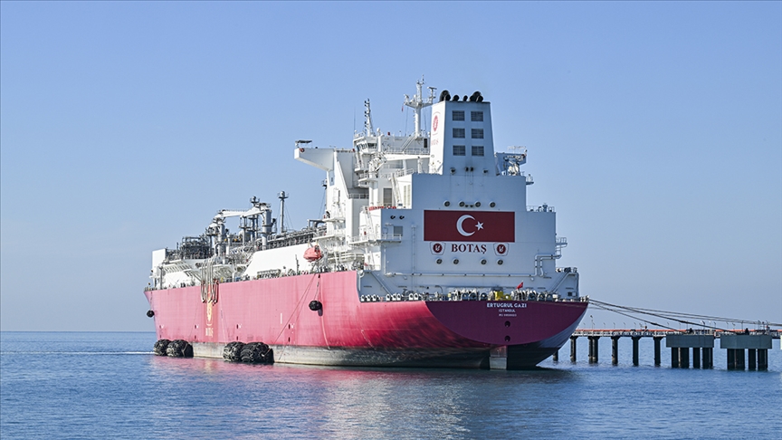 Türkiye'nin Yüzer LNG Depolama ve Yeniden Gazlaştırma Ünitesi (FSRU) Ertuğrul