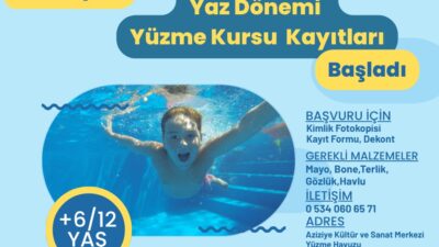 Emirdağ Belediyesi, 6-12 yaş arası çocuklara yönelik yaz dönemi yüzme