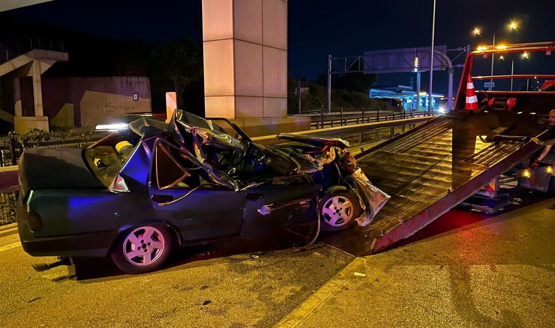 Bursa’nın Nilüfer ilçesinde meydana gelen trafik kazasında, seyir halindeki bir