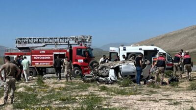 Van’ın Çaldıran ilçesinde, Çaldıran-Doğubayazıt karayolu Demircik Mahallesi yakınlarında meydana gelen