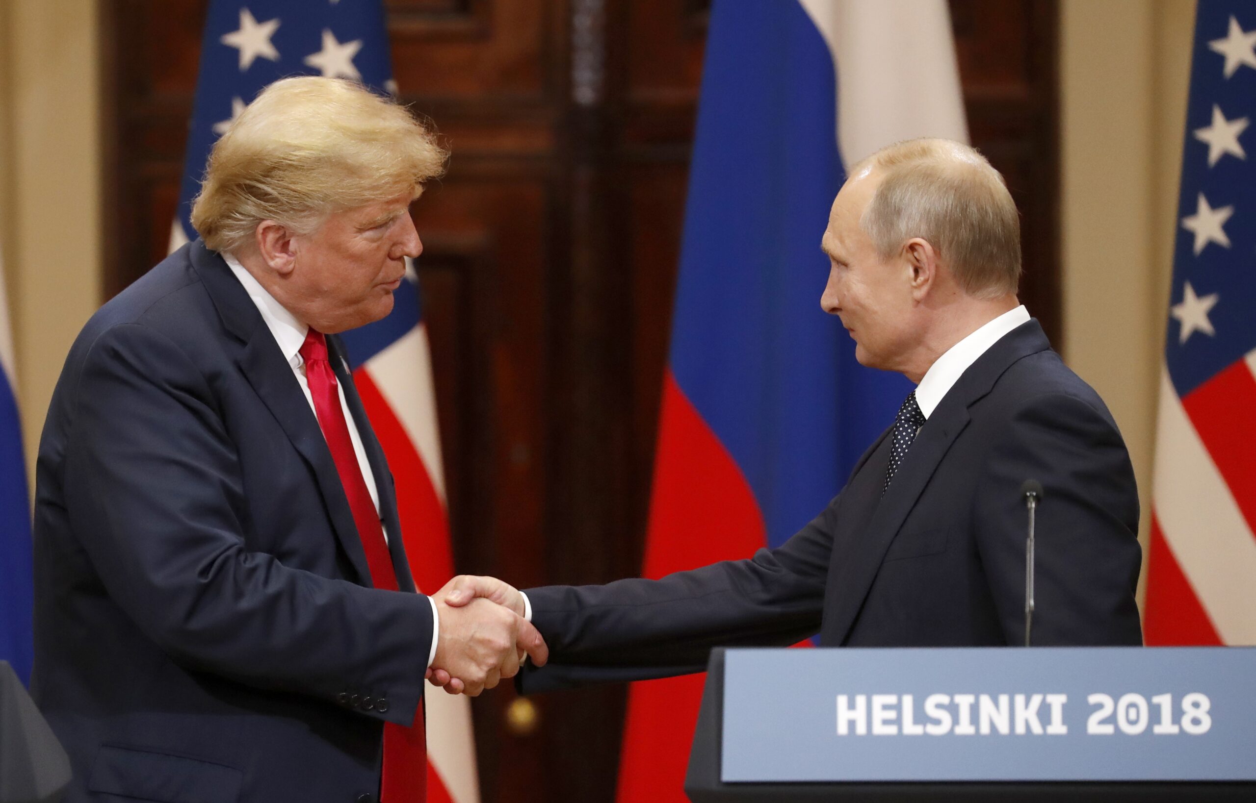  ABD Başkanı Donald Trump, Rusya Devlet Başkanı Vladimir Putin ile