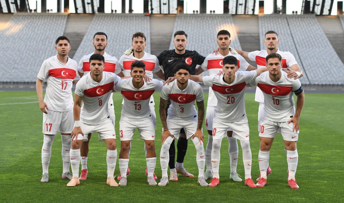 Ümit Milli Takım, İstanbul'da özel maçta Karadağ ile 1-1 berabere