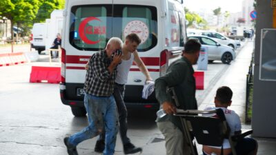 Samsun’da Kurban Bayramı'nın ilk gününde, kurban kesimi sırasında kendini yaralayan