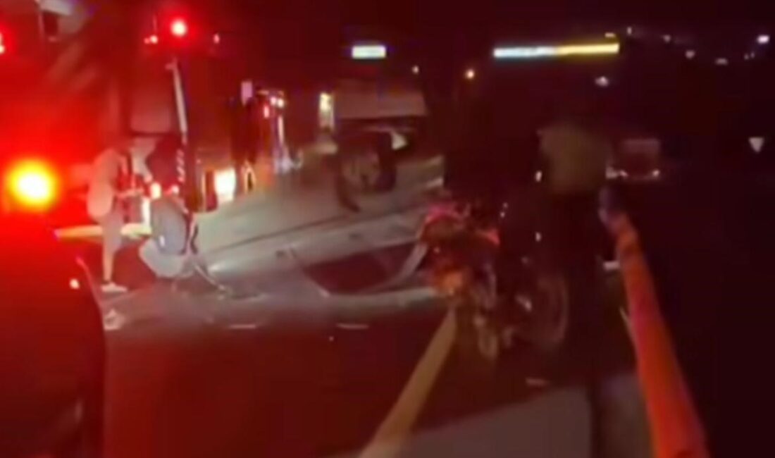 İzmir'in Bornova ilçesinde meydana gelen feci trafik kazasında, düğün için