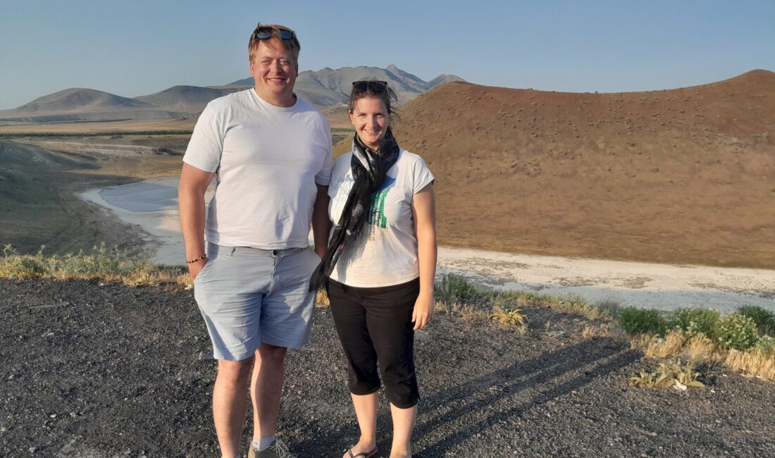  Avusturya'dan yola çıkan biyolog Judith Wenzina ve eşi Christian Höfer,