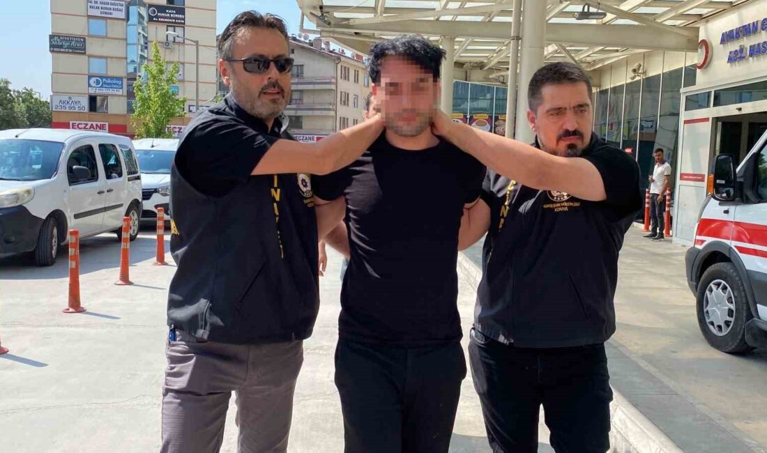 Konya'da öğretmen olan arkadaşını görev yaptığı okulda öldüren katil zanlısı çıkarıldığı
